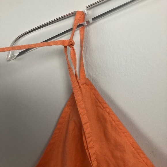 Tommy Hilfiger Orange top with sequin trim Large - Picture 6 of 8